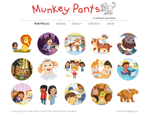 Tablet Screenshot of munkeypants.com